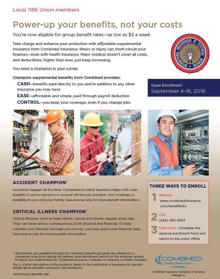 Members Open Enrollment Now Ibew 1186