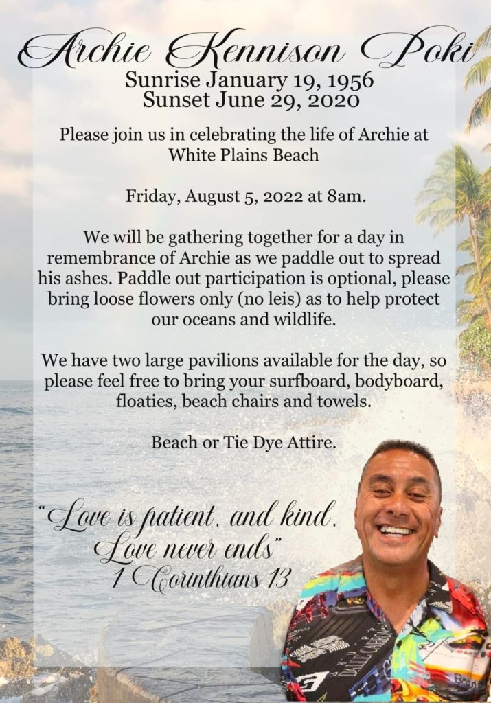 Archie Poki - Celebration of Life - IBEW 1186